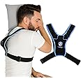 Snore & Apnea Guard - Anti Snoring Sleep Position Trainer for Sleeping On Your Side and Improving Quality of Sleep, Adjustabl