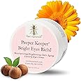 Bee Naturals Peeper Keeper Bright Eyes Riche Eye Crème - Hydrates & Reduces Fine Lines with Wheat Germ, Sesame Oil, Calendula Anti- Aging Peptide