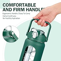 kytffu 42oz Glass Water Bottles with