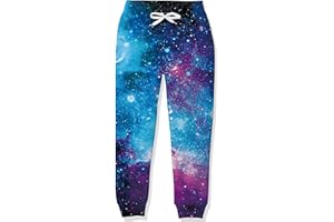 UNICOMIDEA Boys Girls Jogger Pants Funny 3D Graphic Sweatpants Athletic Sports Pants for Kids 6-16 yrs