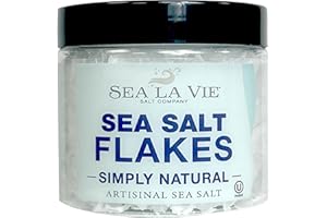 GALIL Sea La Vie Salt Flakes, 3.5 Ounces, Pack of 1, Kosher Handcrafted Gourmet Artisinal Finishing Salt Flakes from the Mediterranean Sea (Natural)