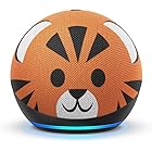 Echo Dot (4th Gen) Kids | Designed for kids, with parental controls | Tiger