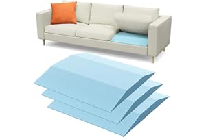 Sellmazon Couch Cushion Support for Sagging Seat - 20" x 20" High-Density Trapezoid Foam Sofa Cushion Supports Board, Couch Supporter for Under The Cushions, Blue Set of 3
