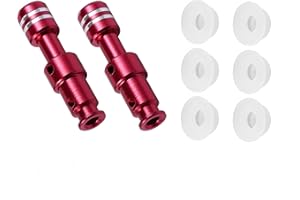 Pressure Cooker Parts 2 Pack Float Valve Replacement Parts with 6 Sealer Gasket Replacement Float Valve wiht Silicone Caps Co