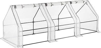 Christow Large Grow Tunnel Cloche Garden Polytunnel 1.8m 2.7m 3.6m Long