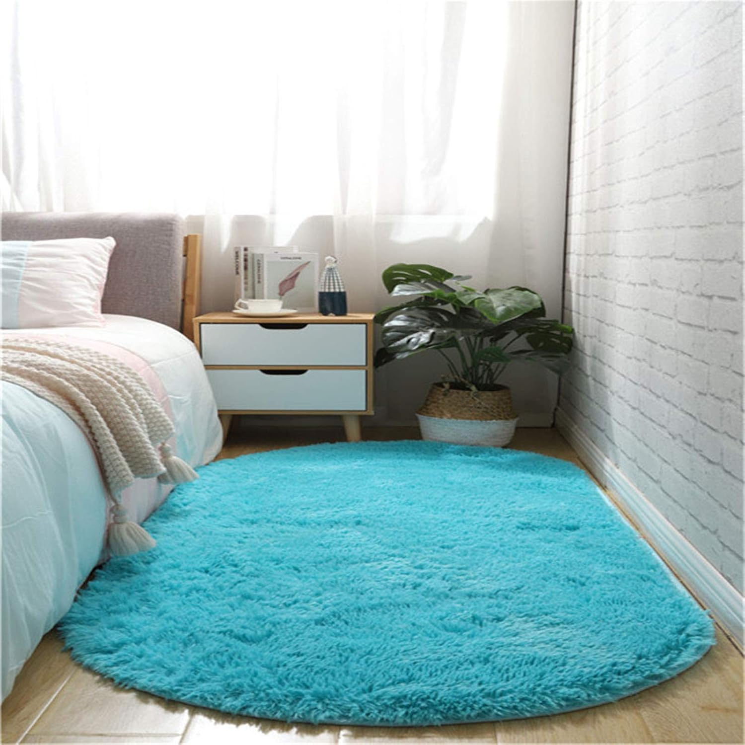 QIAOH Alfombras Ultra Suaves para Interiores 200x300CM, Alfombra De