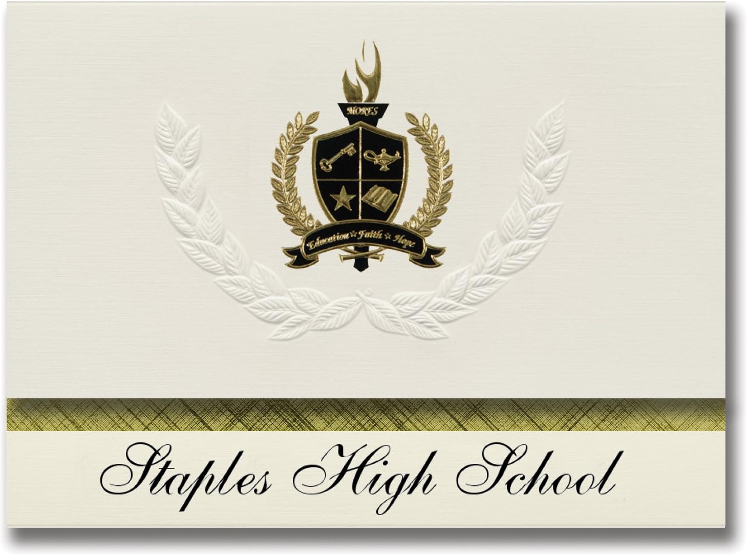 Amazon Com Signature Announcements Staples High School Westport