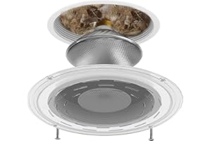 HARRRRD Outdoor Recessed Light Cover - Protects Intrusion Replacement Kit for Outdoor Ceiling Canned Lighting Fixtures (5 Pack)