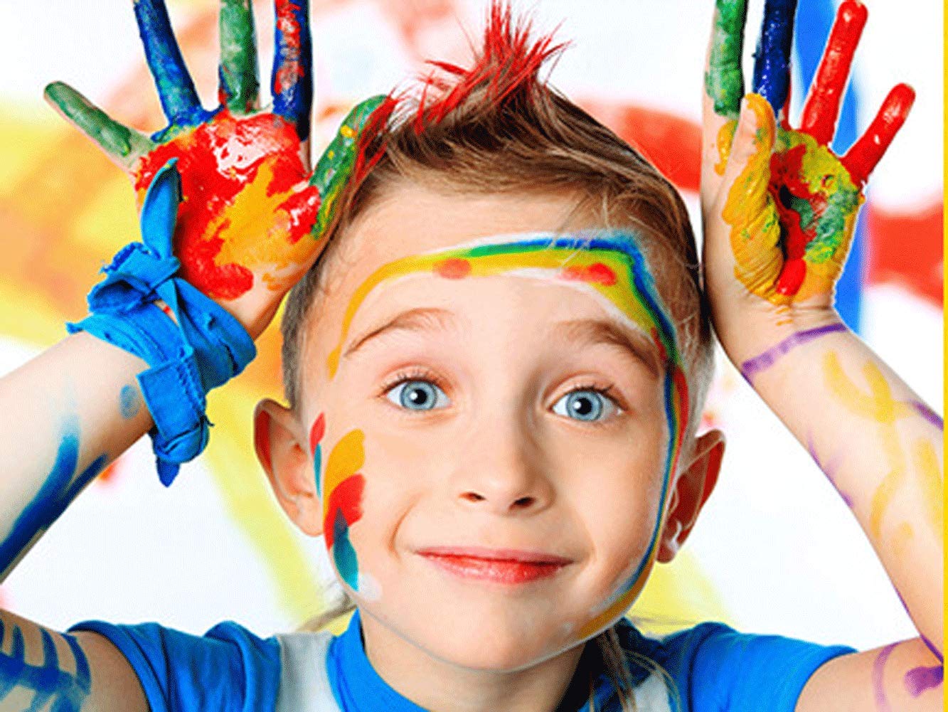 Face Painting Kit, 8 Colors Non Toxic Kids Body Makeup Washable Face Paint Ideal for Halloween Birthday Parties Costumes Makeup