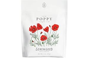Sereniseed Single Red Corn Poppy Seeds (1 oz)