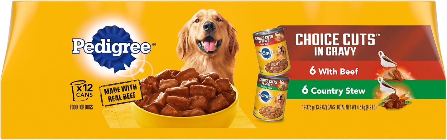amazon pedigree wet dog food