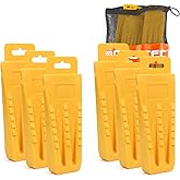 NEO-TEC 6 Pack Tree Felling Wedges, Chainsaw Wedges, 5.5" Tree Cutting Equipment, Tree Cutting Equipment with Spikes for Safe Tree Cutting