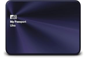 WD My Passport Ultra Metal Edition 1 TB Navy - premium storage with style (WDBTYH0010BBA-NESN)