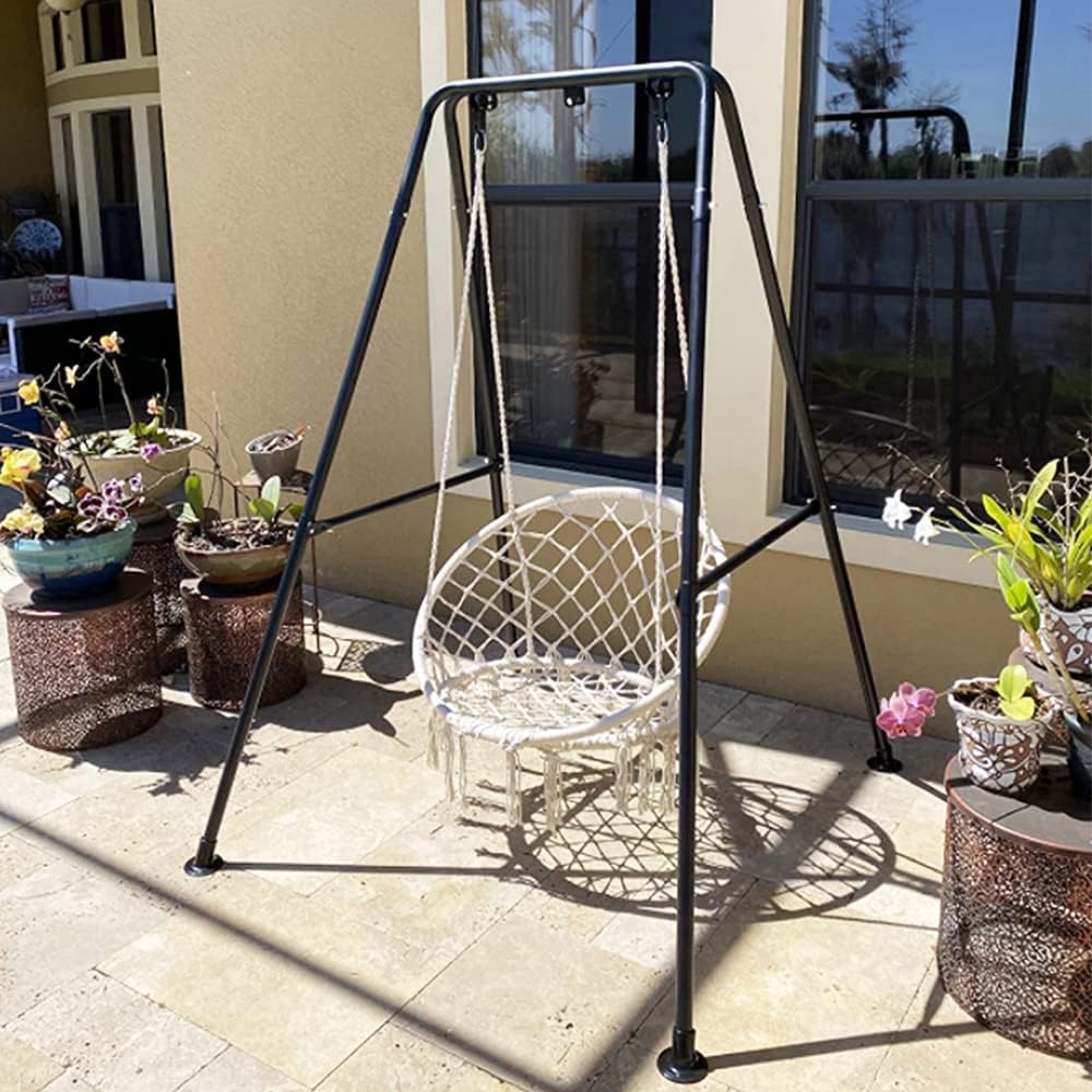 G TALECO GEAR Hammock Chair Stand,Heavy-Duty Steel Hammock Stand,Multi-Use Swing Chair with Stand for Outdoor Indoor: Toys & Games