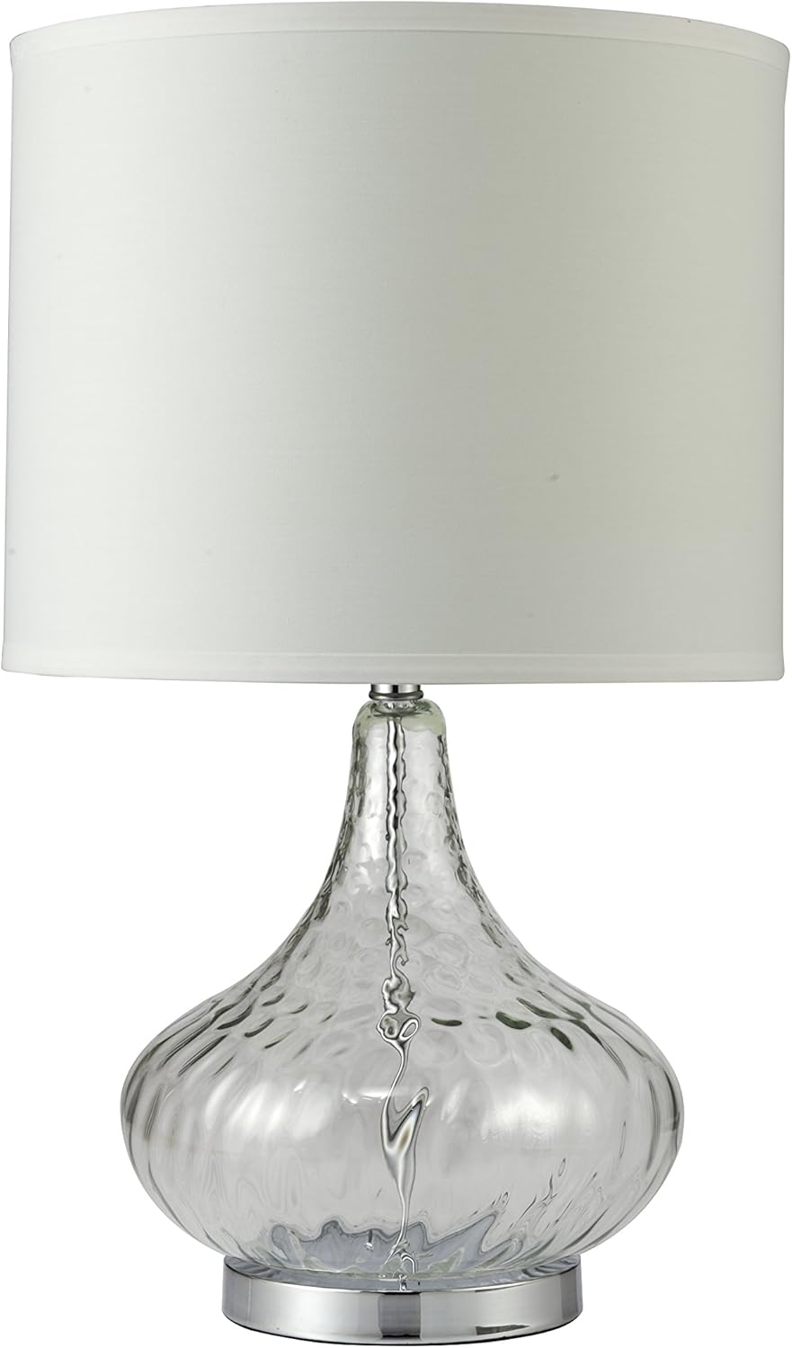 tall glass lamp base