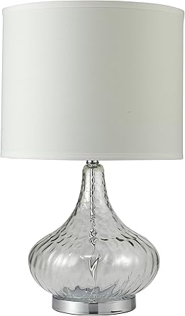 tall clear glass table lamps