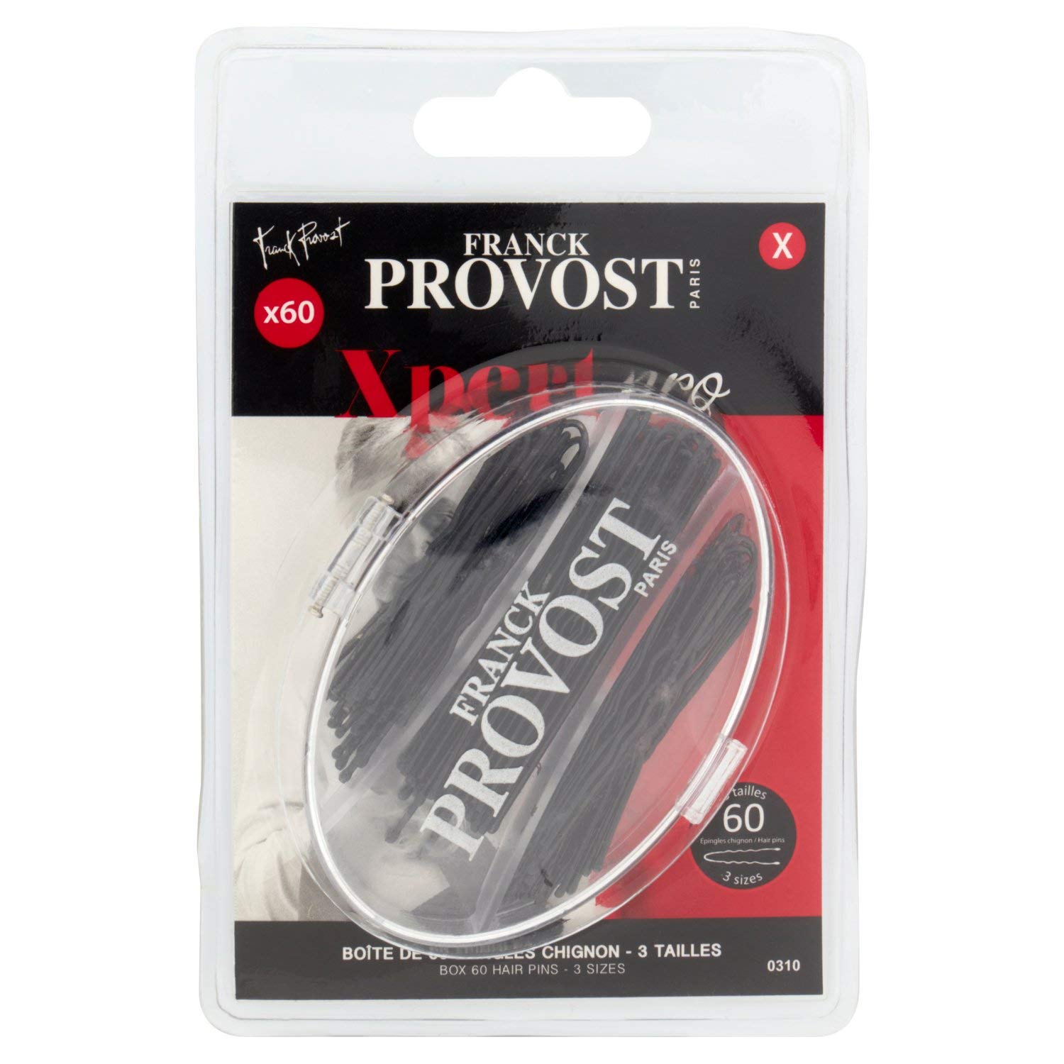 Franck Provost Bun Hair Pins 40 mm/50 mm/60 mm 60-Piece