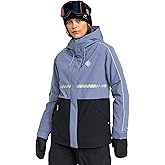 Roxy Women's High Ridge Hoodie Snowboard Jacket – 10k Waterproof, Insulated Ski Jacket