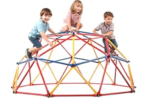 Nyeekoy Outdoor Climbing Dome, Geometric Dome Climber for Kids Ages 4-8, 7ft Jungle Gym & Climbing Toys for Toddlers 3-10, Playground Sets for Backyards, Gift for Boys Girls, Supporting 500lbs