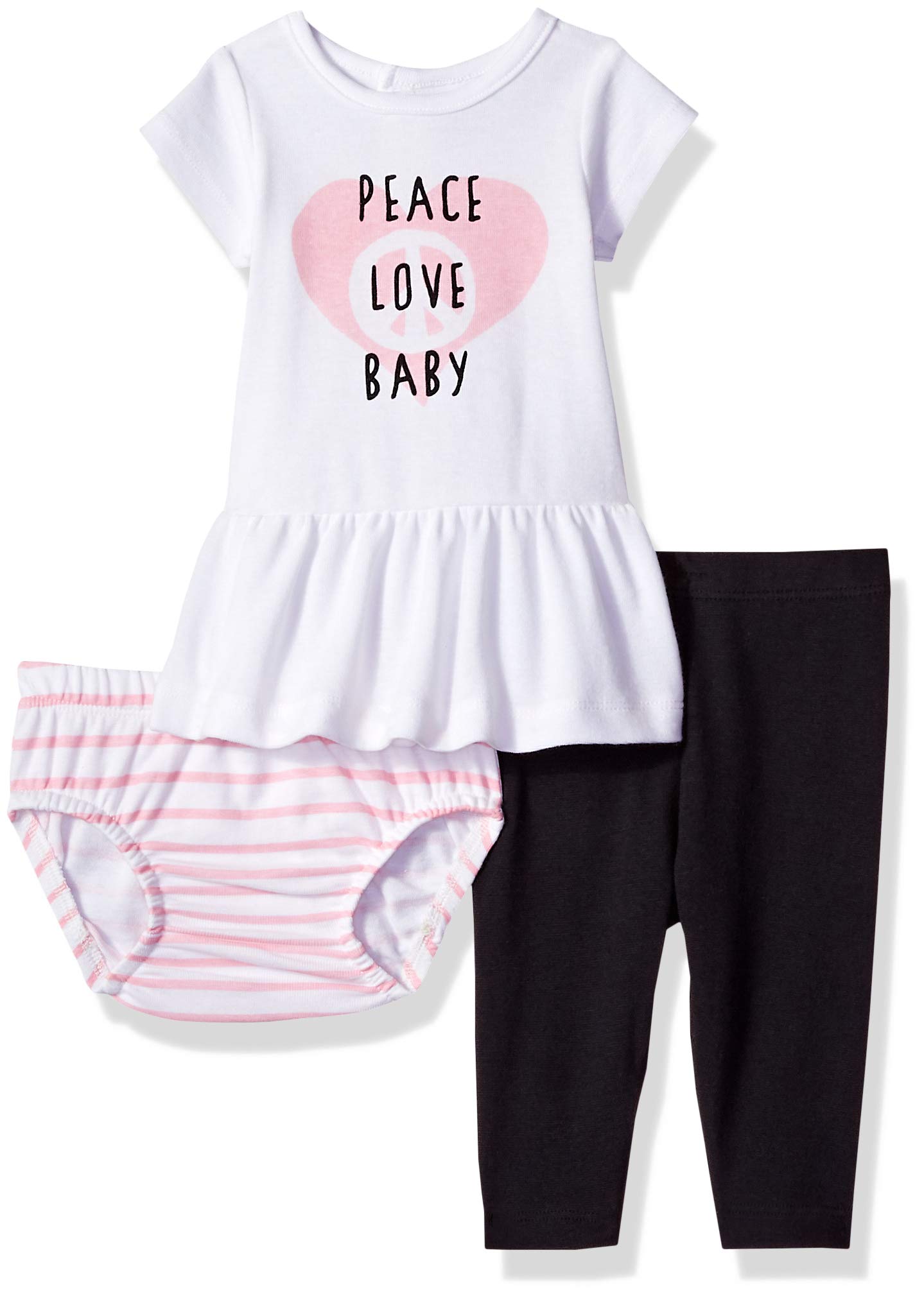 Hanes Baby Flexy Short Sleeve Tunic with Diaper