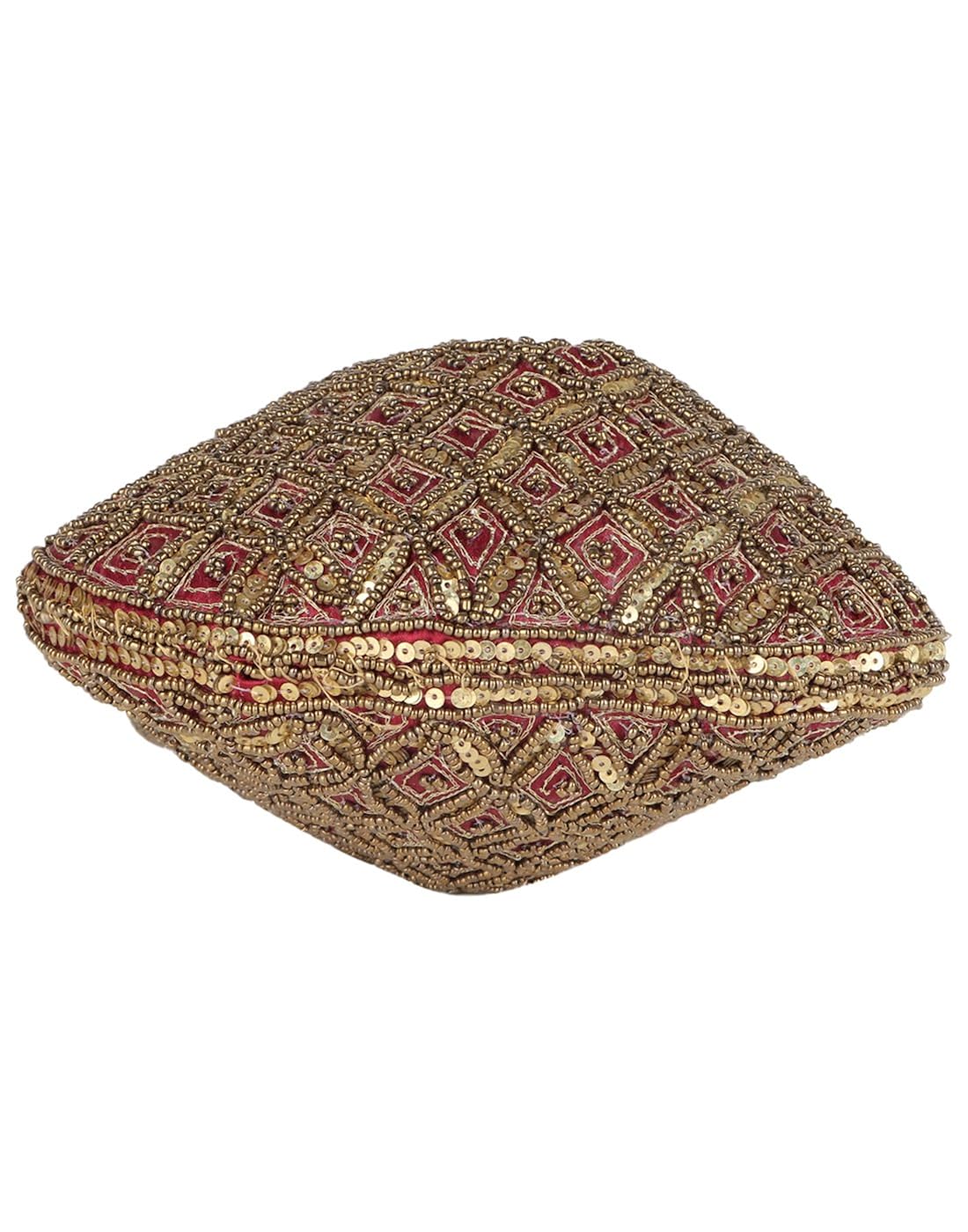 fashiondrobe women's broad potli (maroon)(fdbp005)