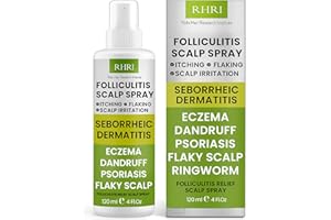 Folliculitis Scalp Spray | Dandruff Treatment for Psoriasis & Folliculitis | Antifungal & Anti Dandruff Itchy Scalp Treatment Formula Spray for Dry and Irritated Scalp