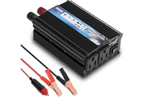 500W Power Inverter DC 12V to AC 110V Car Plug Adapter Outlet Converter, Car Power Inverter, Car Charger for Laptop Computer,