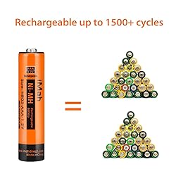 iMah 6-Pack 1.2V 750mAh Ni-MH AAA Rechargeable