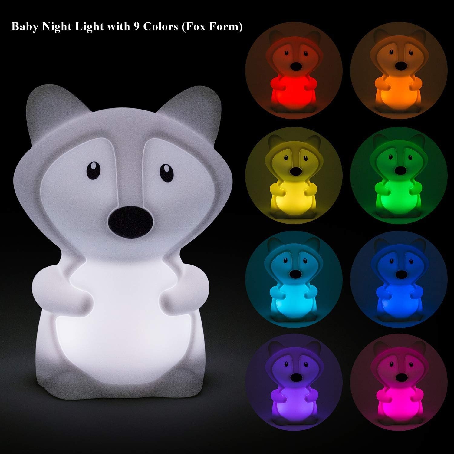 Tianhaixing Animal Fox Kids Night Light - Image 3