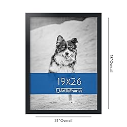 ArtToFrames 19x26 Inch Black Picture Frame, This