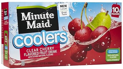 Minute maid coolers - clear Cherry (025000005862)