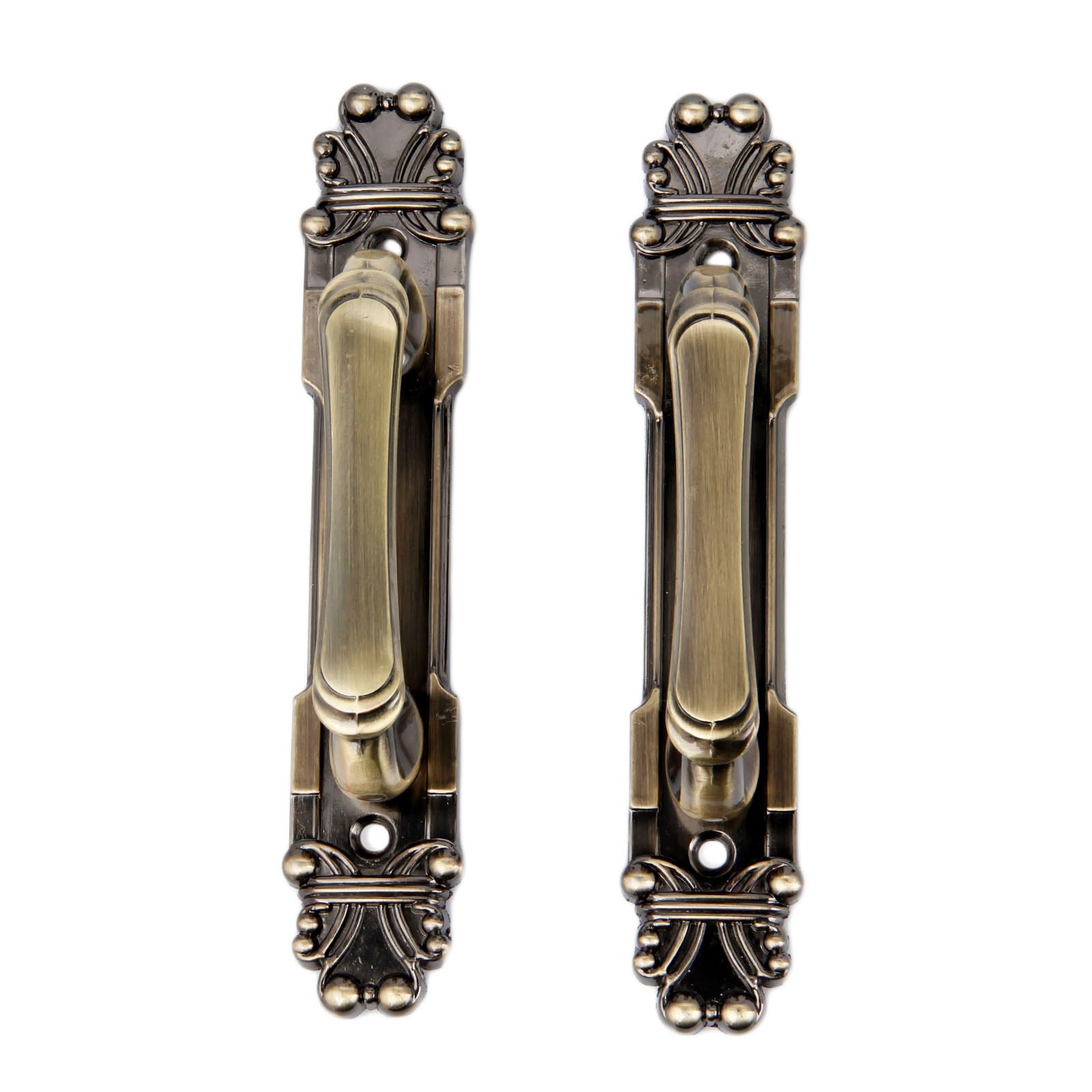 Mgoodoo 2Pcs Antique Bronze Cabinet Handles,Vintage Cabinet Handles Cupboard Handle 165mm Retro Red Bronze Drawer Pull Knobs,Pull Handle for Cupboard Wardrobe Furniture Hardware