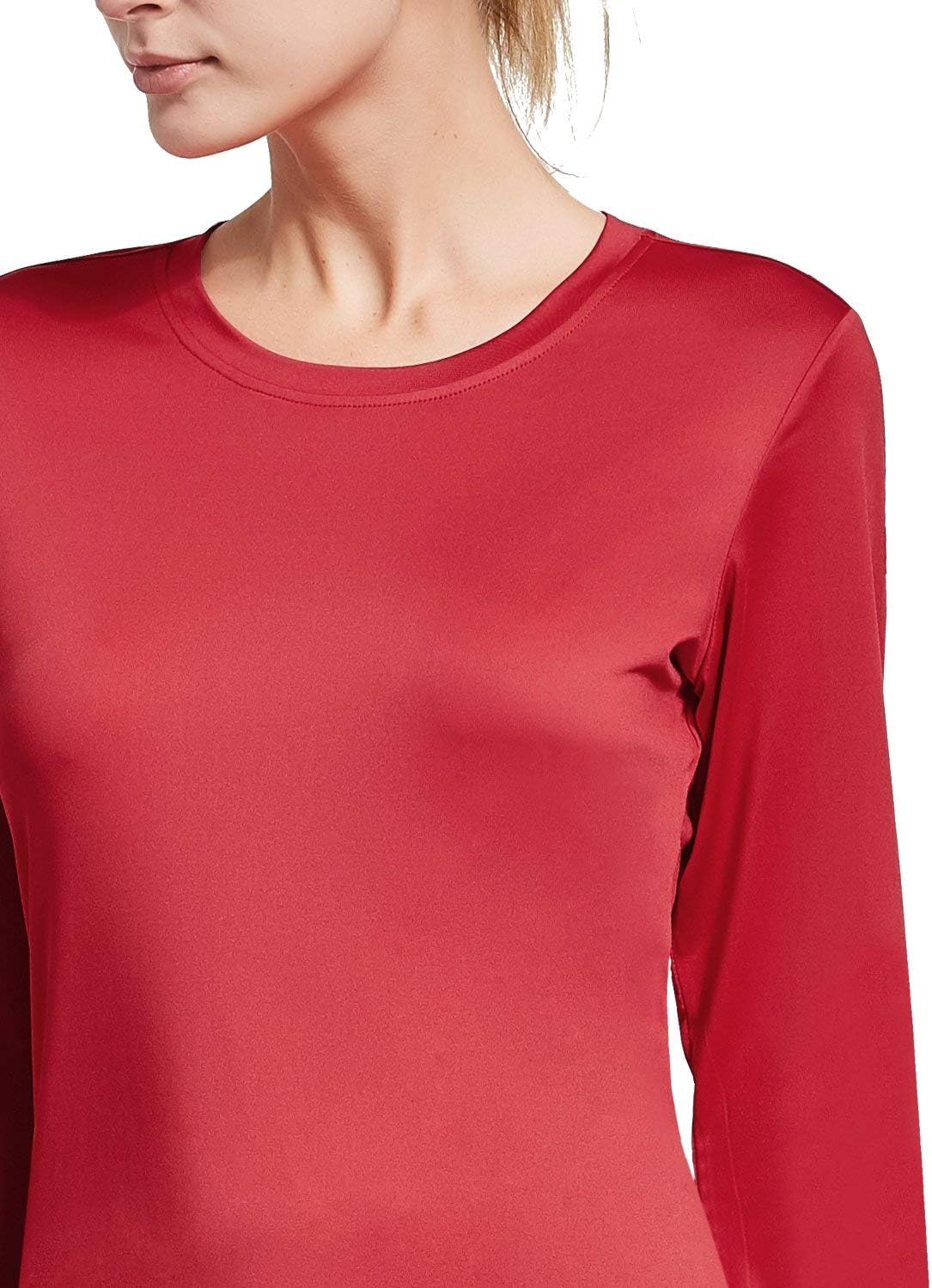 BALEAF Women's Long Sleeve UV Shirts Quick Dry Running Workout Shirts: Clothing