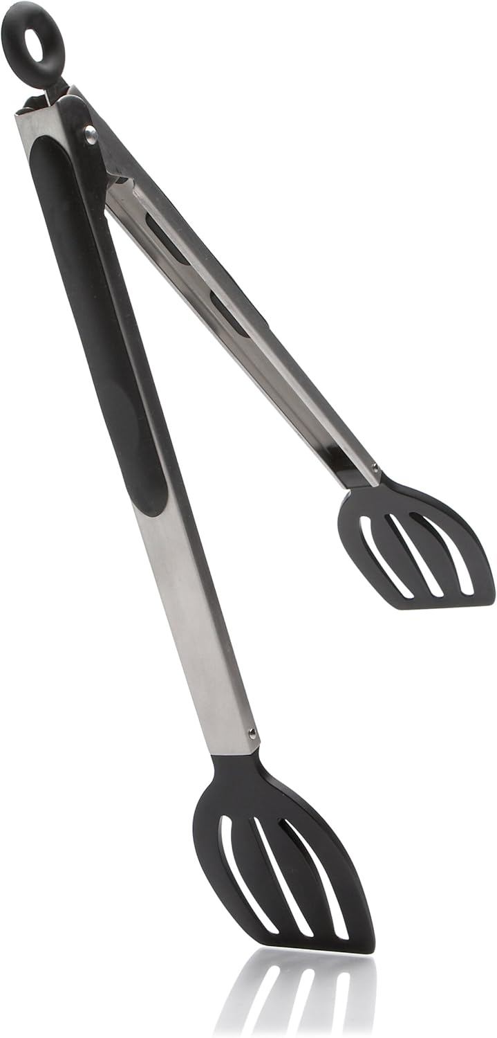 Norpro 1957 GripEZ 12 Inch Locking Spatula Tong, Shown Food Tongs Kitchen & Dining