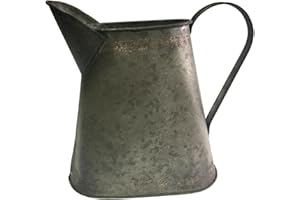 CTW HOME COLLECTION Colonial Tin Works Small Decorative Industrial Tabletop Metal Pitcher