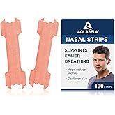 100PCS Nasal Strips for Snoring, Nose Strips for Breathing, Snore Stopper, Nasal Congestion Relief, and Better Sleep Aid