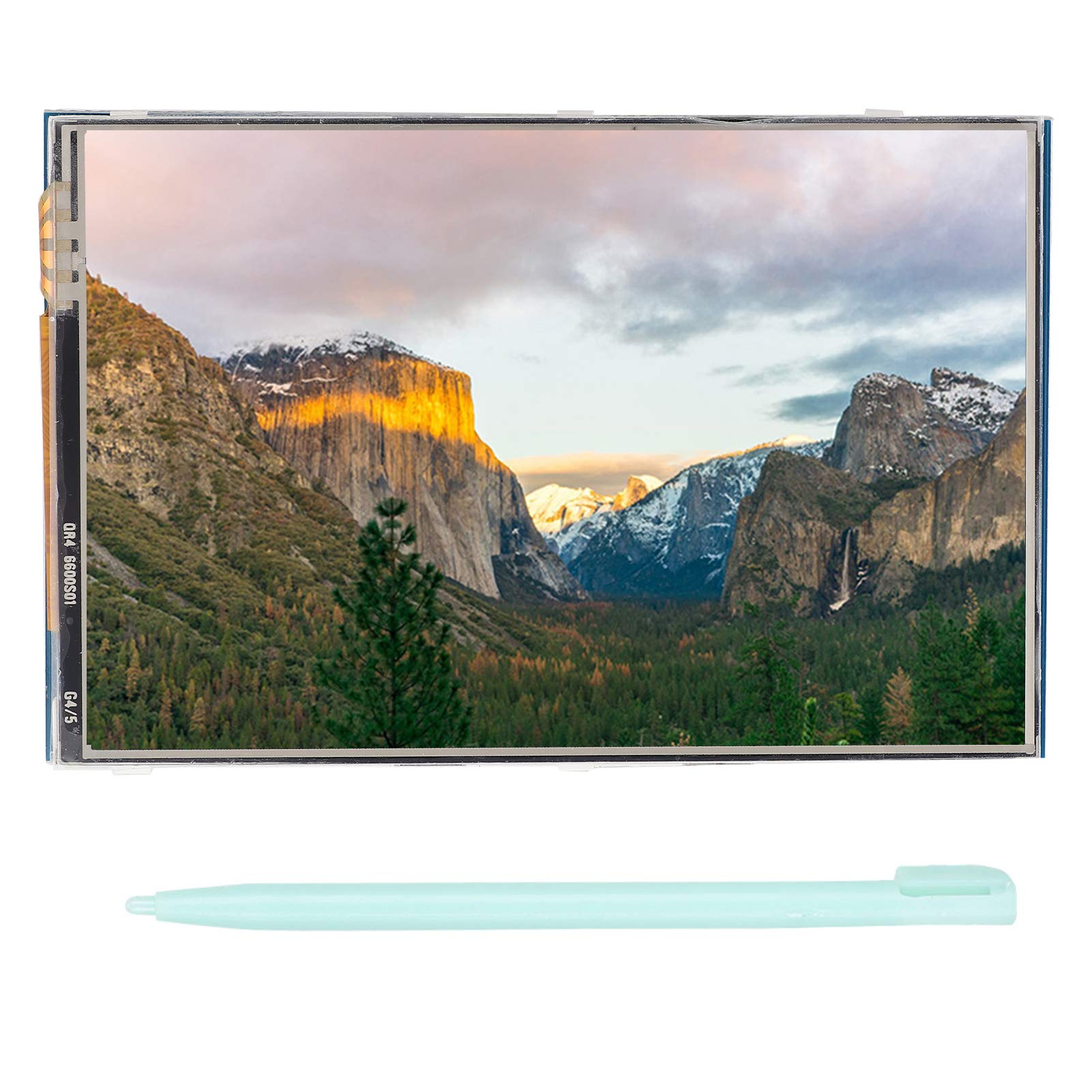 Computer Monitor, Ultrathin Portable 3.5 inch HD IPS 480x320 Resolution Backlight LCD TFT, Wide Viewing Angle 178°, Colorful Touch Screen Display, for