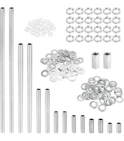 ITROLLE 4-Pack M10 To M12 Lamp Pipe Nipples – Threaded Adapters For Chandelier & Light Fixture Repair - View #8