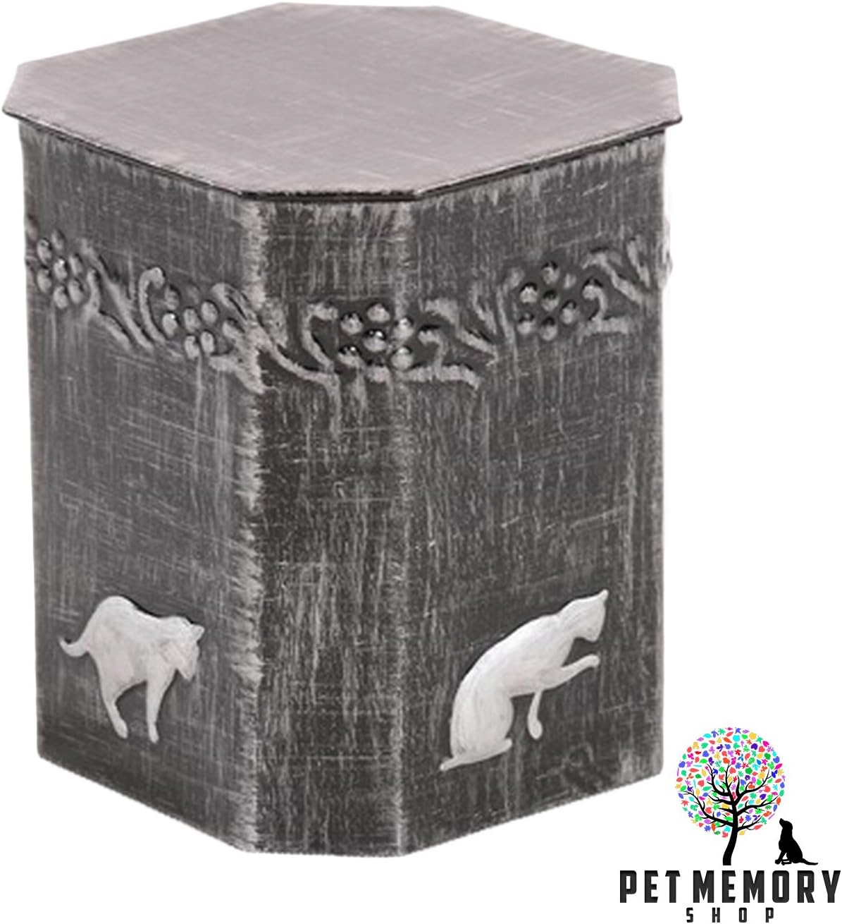 Pet Memory Shop Urn for Cats - New - Choose from 4 Styles - Antique Bronze, Copper, Silver Urn for Cats
