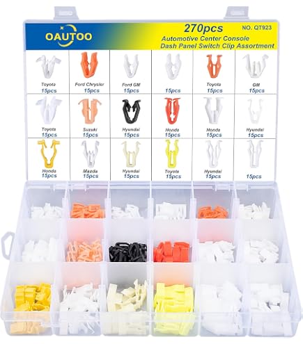 Uxcell 30 Pack White Nylon Switch Bezel Clips For Toyota Lexus - Replaces 90467-10203
