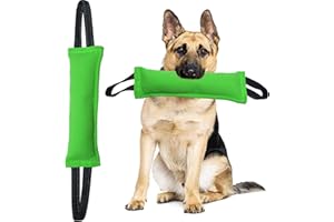 CLYSORU Clysrou Dog Tug Toy Dog Tough Jute Bite Pillow Lasting Training Equipment Puppy to Large Dogs Interactive Toy