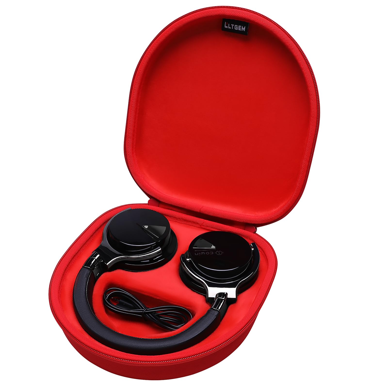 Photo 1 of LTGEM Case Compatible with Silensys E7 / MOVSSOU E7 Active Noise Cancelling Headphones, Red