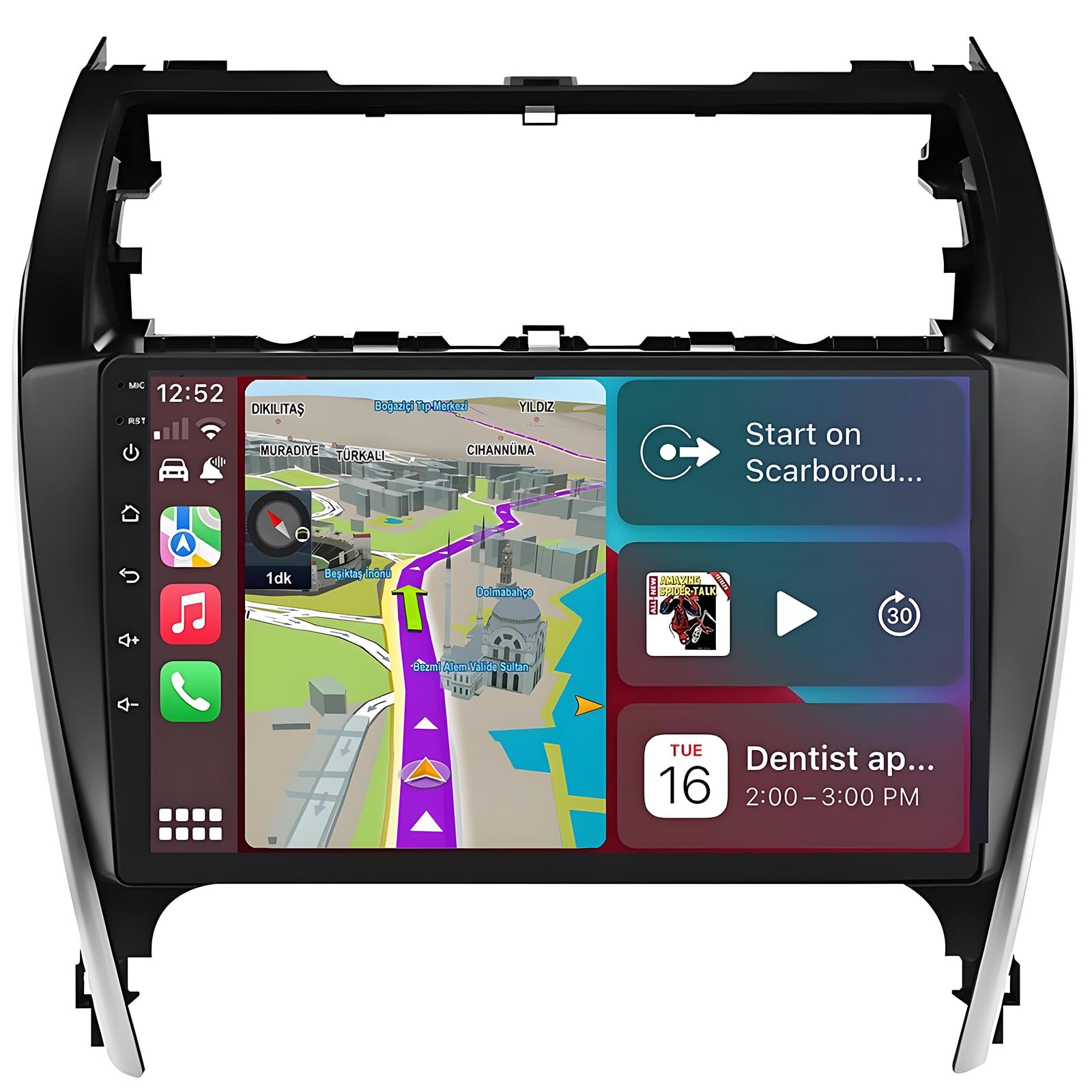Photo 1 of Car Radio for Toyota Camry 2012-2014: 8-Core 4GB+64GB Android 15 Stereo Replacement with Wireless CarPlay Android Auto - 10.2 inch Touchscreen Head Unit with GPS Bluetooth WiFi