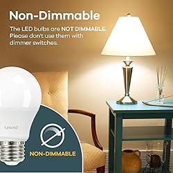 Linkind A19 LED Light Bulb, 60W Equivalent Light