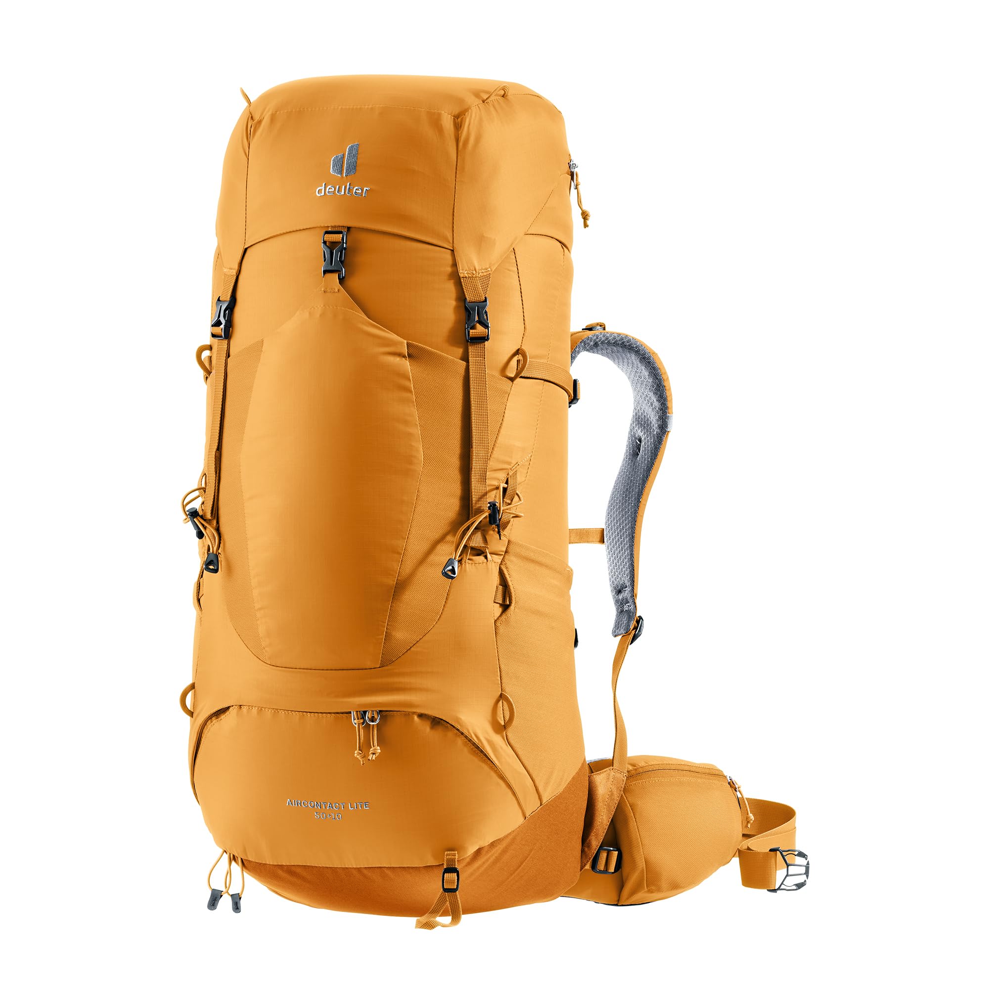 Photo 1 of Deuter Unisex Aircontact Lite 50 + 10 L, Lightweight Backpacking & Hiking Backpack for Men & Women, 50 + 10 Liters - Amber-Maple