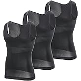 MEETYOO Gynecomastia Compression Shirt Men, Slimming Undershirt Compression Tank Top Mens Shapewear Body Shaper