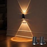L LOHAS LED Night Lights Plug into Wall,Light Sensor, Projector Night Light | 2Pack,180°Rotating Nightlight,10/50/100LM Dimma