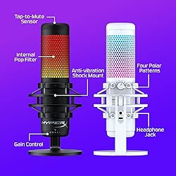 HyperX QuadCast S – RGB USB Condenser Microphone