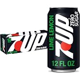 Zero Sugar 7-Up Soda, 12 Oz., Pack of 12