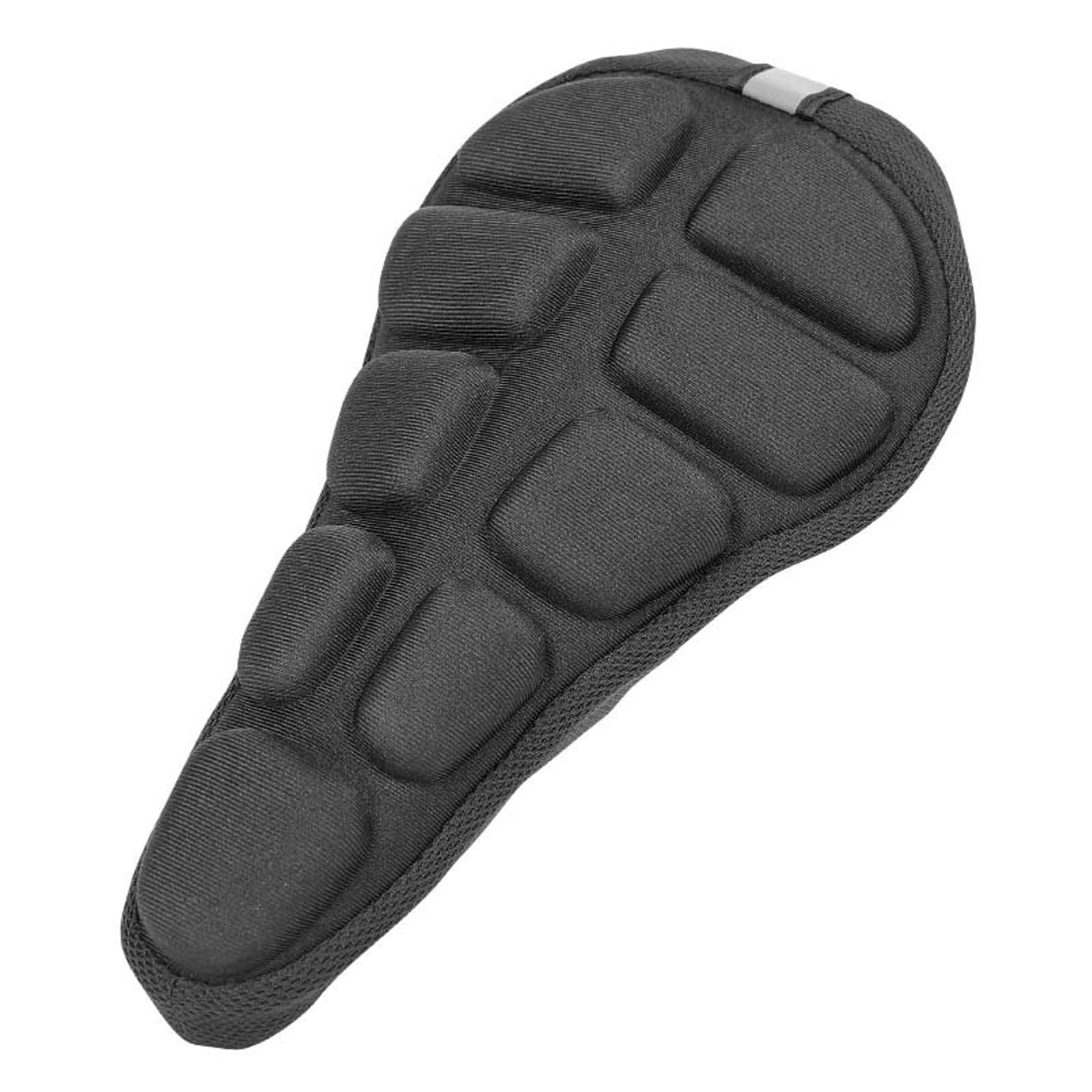 DawlQawwi Summer Cycling Bicycle Saddle Cover, Road Bike EVA Sponge Shock Absorbing Saddle Cover, Mountain Bike Non-Slip Reflective Riding Cushion Cover, Bicycle Saddle Cover